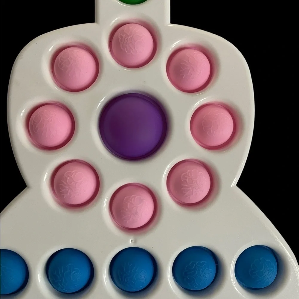 pop it Guitar shape hard case fidget spinner toy